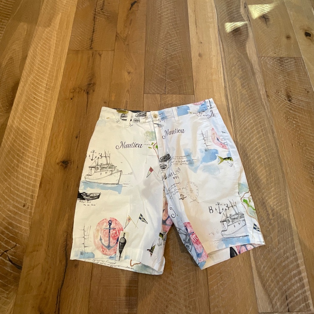 Men’s White Cotton Shorts